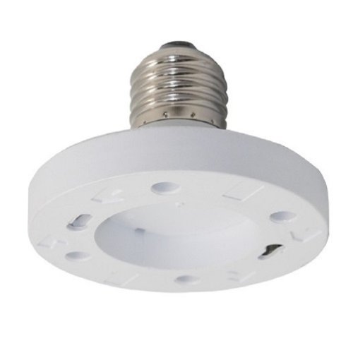 Патрон-переходник Ecola Base E27-GX53 Белый фото Патрон-переходник Ecola Base E27-GX53 Белый картинка